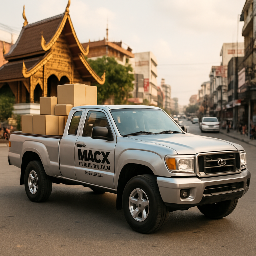 บริการรถขนของเชียงใหม่ 4 ล้อจัมโบ้ MacX Transports