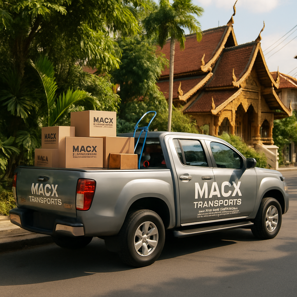 บริการรถกระบะรับจ้างขนของ กับ MacX Transports ในเชียงใหม่